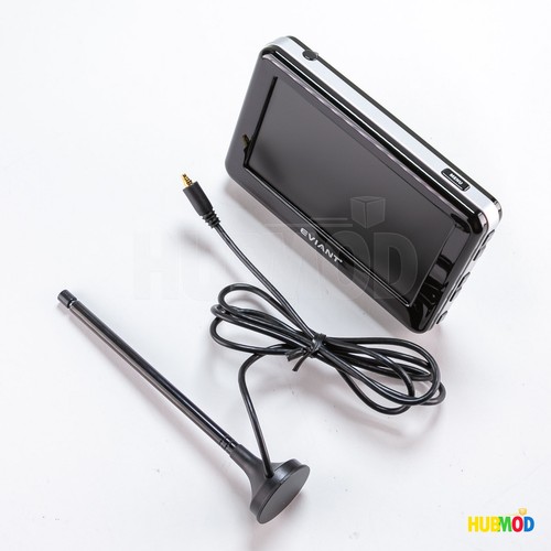 Eviant 4.3" Portable Digital TV T4 Series with Antenna Power Adapter & Manual - Picture 4 of 9