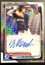 2024 Bowman - Chrome Prospect Mega Box Autographs Luke Keaschall #BMA-LK (AU,...