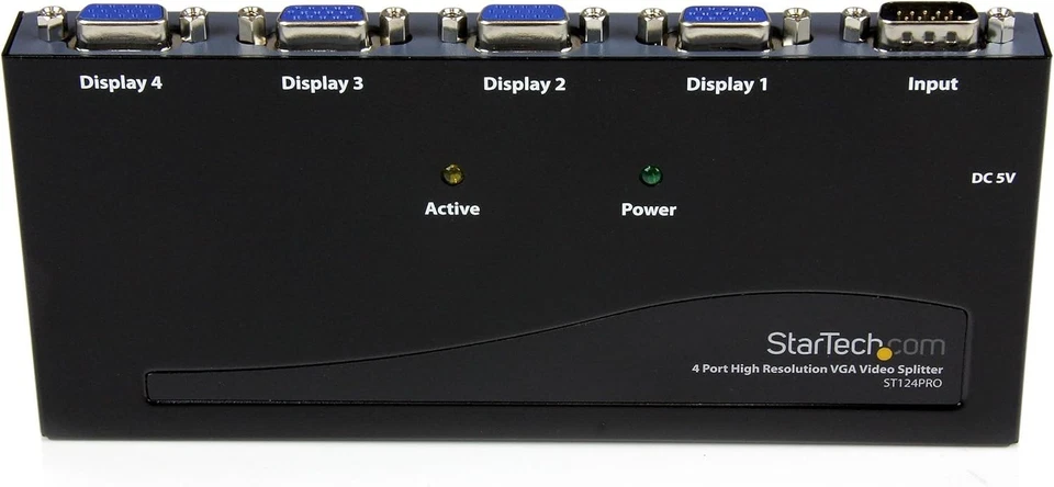 Compact VGA Splitter - 4 Ports, 2048x1536 Resolution, Ideal for Presentations - Image 4 of 4