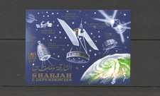 Sharjah 1964 SG MS 57a Space Research  MNH