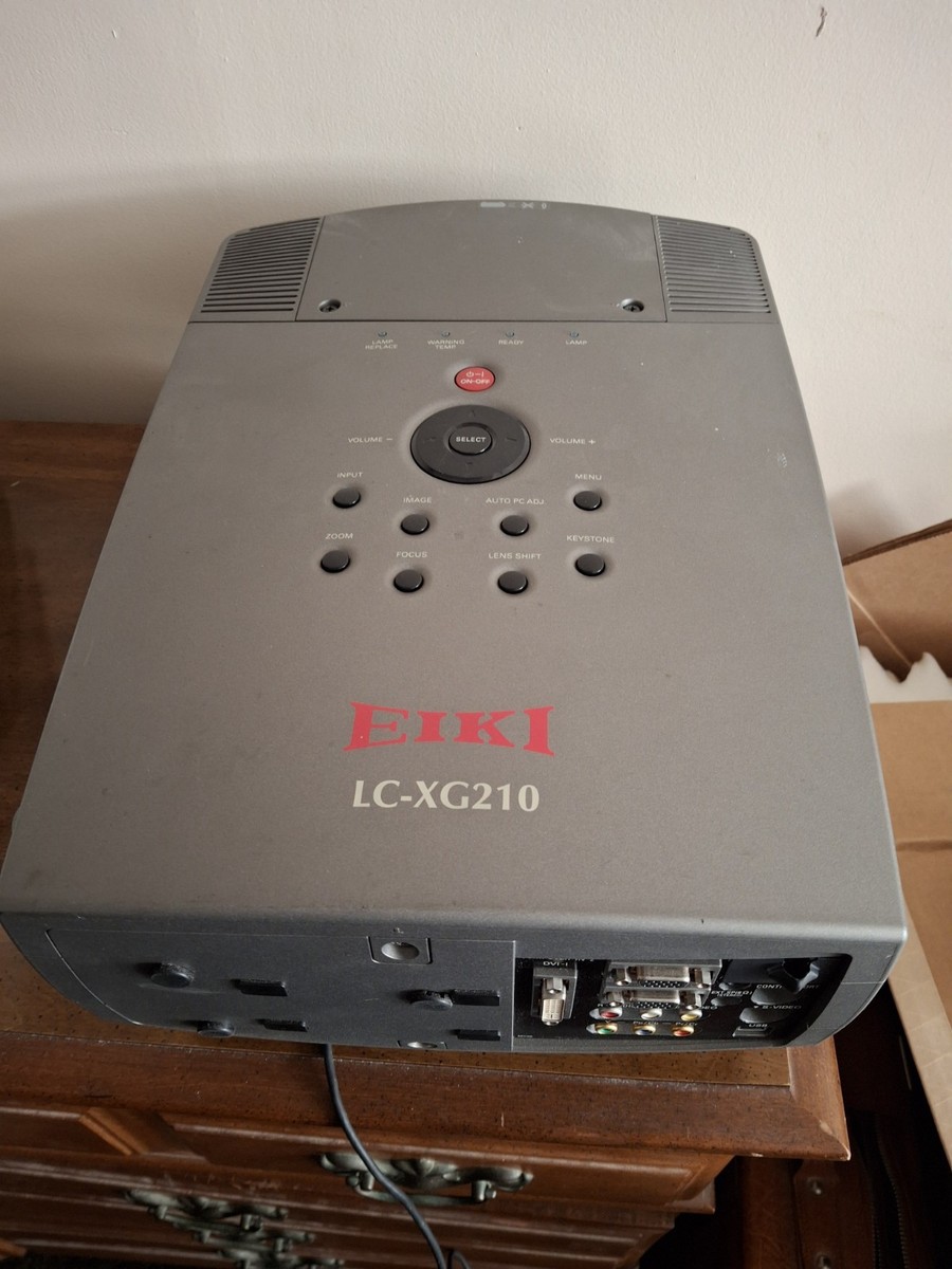 Eiki Projector LC-XG210 Power tested, Power Cord and foot pedal