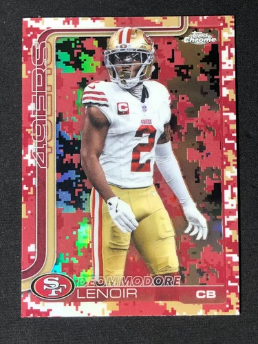 2025 Topps Chrome Deommodore Lenoir #269 Team Camo Variation Case Hit SSP YT92