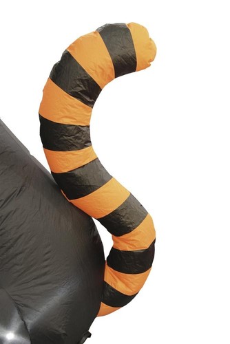 6' LED Espeluznante Sonriente Gato Negro Halloween Inflable Exterior Vacaciones Decoración - Imagen 9 de 11