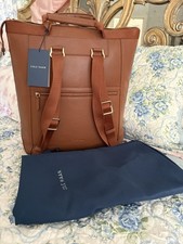 Cole Haan Grand Ambition Small Convertible Luxe Backpack New British Tan