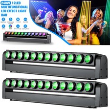 12x20W Stage Moving Head Beam Bar Light DMX RGBW DJ Disco Party Wall Wash Lights