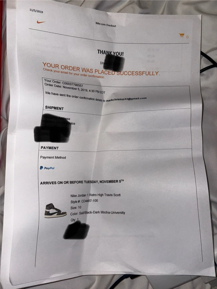 Talla 10 - Jordan 1 Retro OG x Travis Scott High Mocha Foto 3 de 4