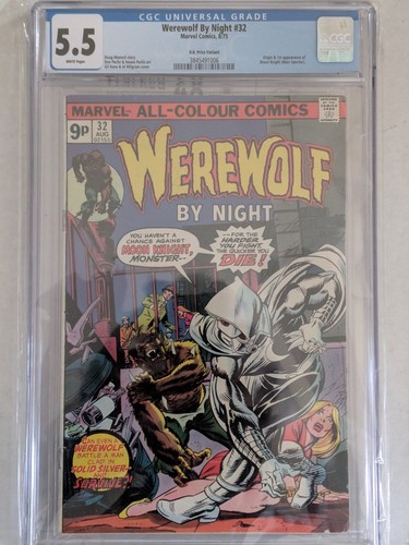 Werewolf by Night #32 - 1st appearance of Moonknight