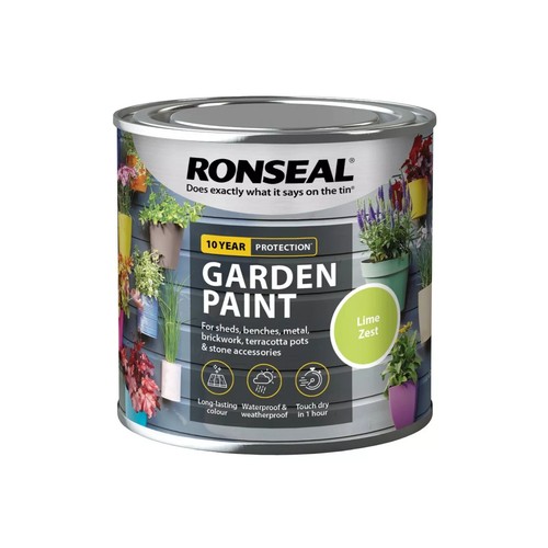 Ronseal Outdoor Garden Paint - For Exterior Wood Metal Stone Brick - All Colours - Picture 13 of 30