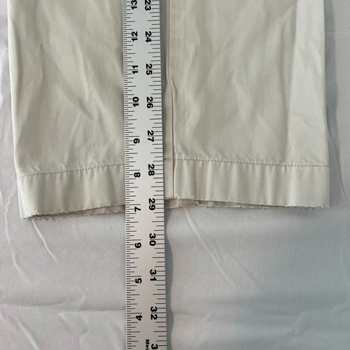 Tommy Hilfiger Khaki Pants Men Size 36 x 30 Pleated - Imagen 12 de 13