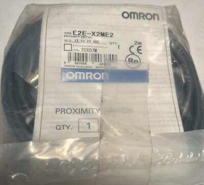 OMRON E2E-X2ME2; DC 3-wire proximity sensor, 12 to 24 VDC supply voltage; NICKEL