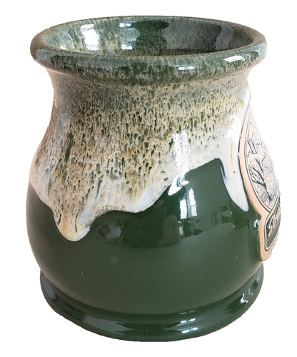 Deneen Pottery Strawberry Creek Inn Idyllwild Cal Stoneware Green Mug Handthrown - Picture 6 of 8