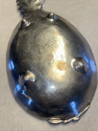 Vintage Bruce Fox Pewter Pineapple Tray Bowl 13.5” L x 6.5” (Wilton Armetale?) - Picture 11 of 12