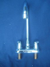American Standard Double Handle Raised 2 Handle Centerset Goose Neck Faucet