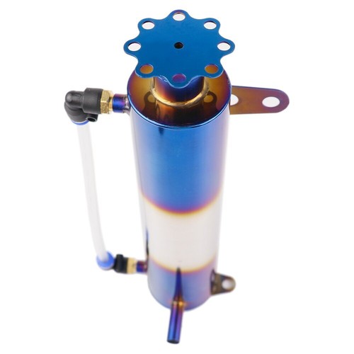 Universal Aluminum Catch Radiator Coolant Tank Bottle Overflow Reservoir Tank - Foto 6 di 12