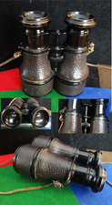 Vintage WWll Colmont FT Serie Veco Binoculars - Paris FRANCE - Working