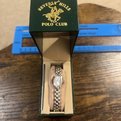 Vintage Damenuhr Beverly Hills Polo Club & Gehäuse - braucht Batterie 