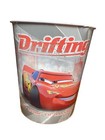 Pixar Disney Cars Trash Can Waste Basket Garbage Lightning McQueen Tin Box Co.