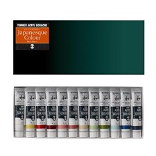 Turner ACRYL GOUACHE Japanesque colour Set AGJ2012C (20ml Tube) 12 Colors NEW