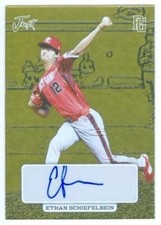 ETHAN SCHIEFELBEIN JUST GEMS AUTOGRAPH CARD /2 LEAF PERFECT GAME AAC METAL 2023