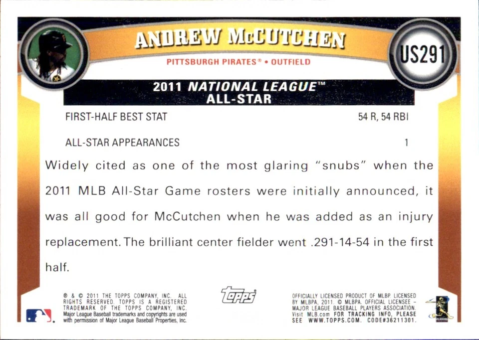 2011 Topps UPDATE ⚾ YOU PICK YOUR FAVS ⚾ MLB BASEBALL 🧢 RCs STARS #167 - #328 - Image 2 of 4