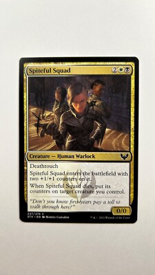 MTG Strixhaven School of Mages Spiteful Squad 237/275