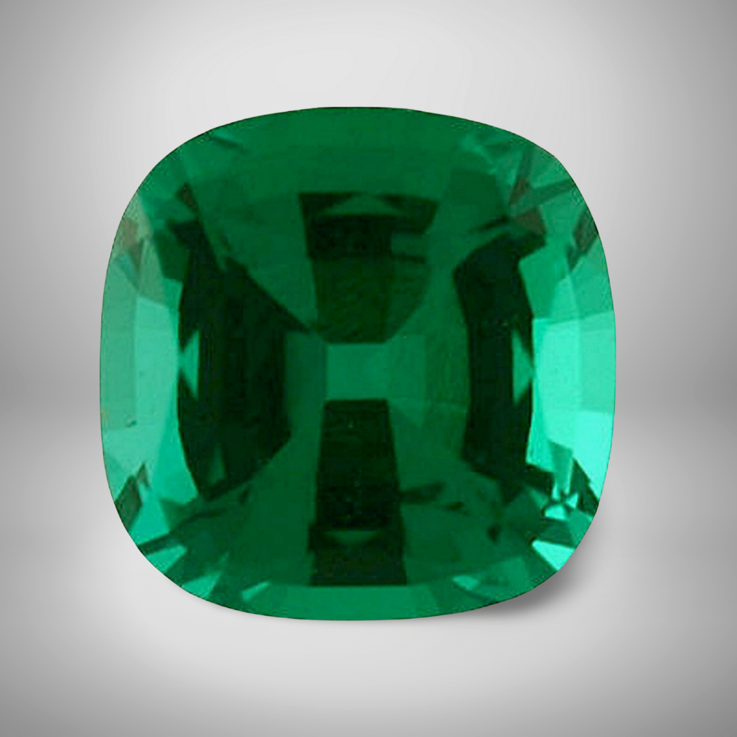 0.60 Ct Emerald Cushion Cut Gemstone 5mm Flawless Precious Jewelry