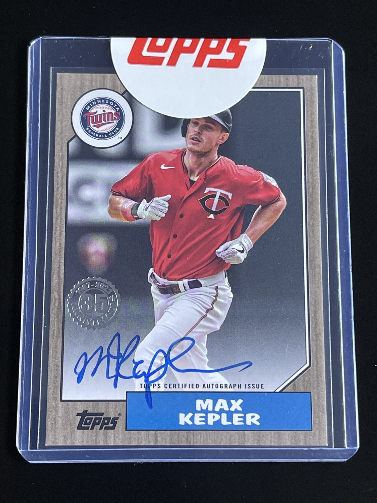 2022 Topps Series 1 1987 Max Kepler Auto Gold 5/50 87BA-MK