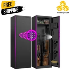 TNTANTS 10-12 Rifle Pistols Cabinet Gun Safe Quick Access for Home Security