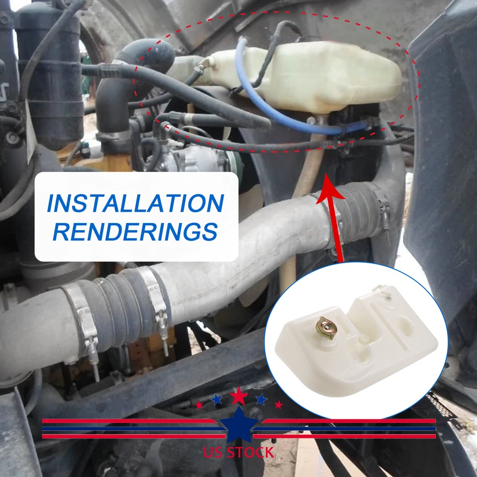 Depósito de refrigerante presurizado de alta resistencia 603-5211 para camión Sterling 1999-2004 Foto 4 de 4