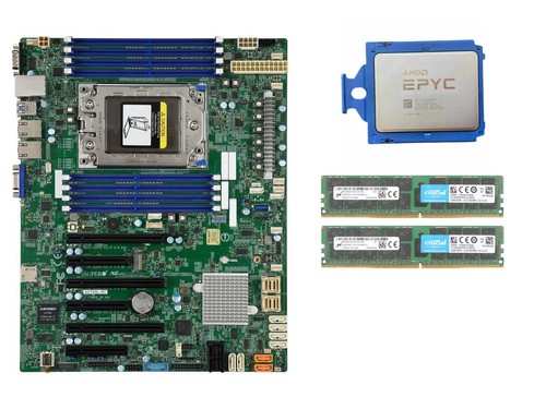 AMD EPYC 7601 CPU + Supermicro H11SSL-NC+ 2133P RAM Multiple options- - Picture 2 of 19