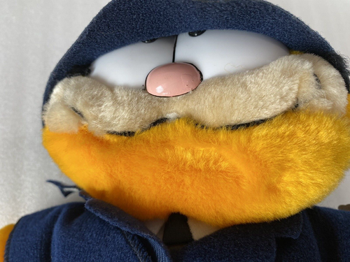 Vintage Garfield Plush Police Office Flatfoot with Tag 1981 - Picture 9 of 13