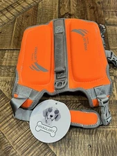 Vivaglory dog Sports Style Dog Life Jacket Safety Vest Size S color orange NWT