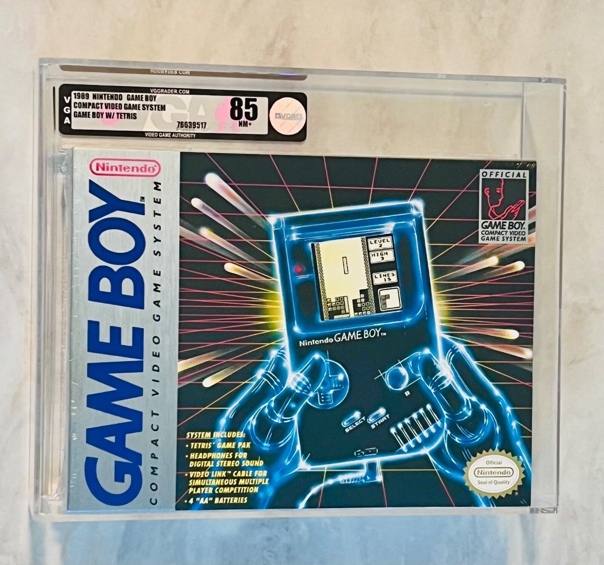 Nintendo Game Boy First Handheld NES System Gray Sealed Rated 85