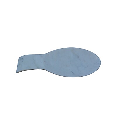 Poggiamestolo da Cucina in Marmo Bianco Italian Marble Spoon Rest Idea Regalo