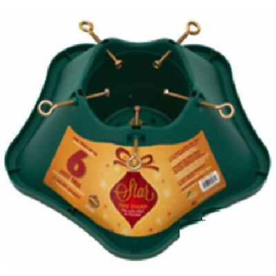 Soporte para árbol de Navidad Jack Post 506-ST, plástico verde, árbol de 6 pies - cantidad 1 - Imagen 1 de 2