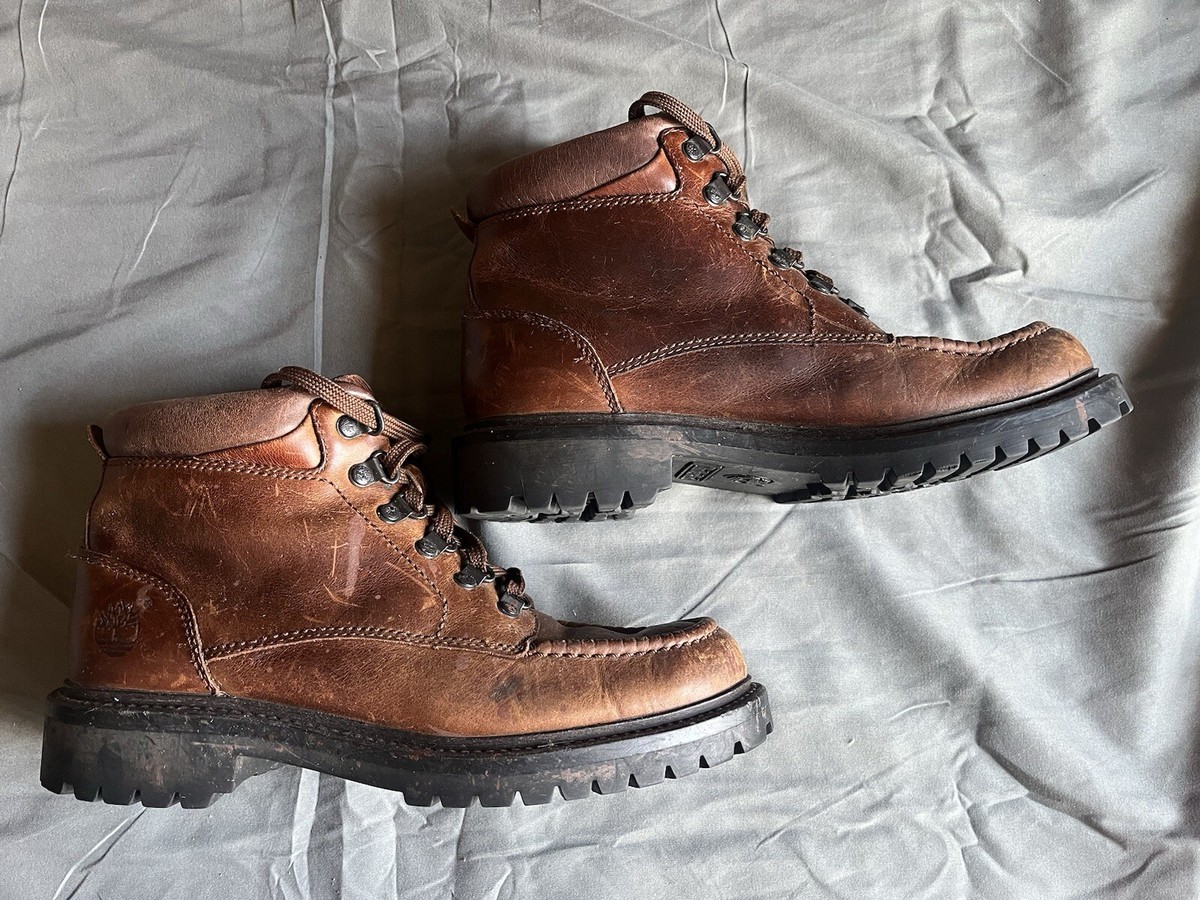 Timberland Men's Brown Leather Chukka Boots 81029 Size 8M | eBay