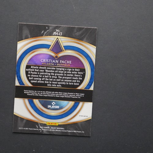 2021 Panini Select - Phenomenon Cristian Pache #PH-13 Holo Prizm (RC) - Picture 2 of 2