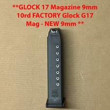 NEW Glock 17 OEM Magazine 10 Round 9mm - Factory Original Replacement - MF10017