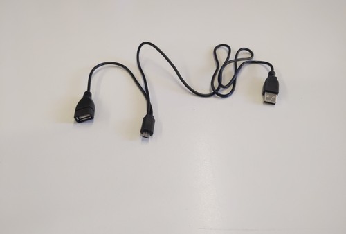 USB A Male to USB A Female and USB Micro Male Cable