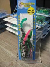 Moonshine Lures Super Glow Trolling Flies Fishing Bait - Choose Colors