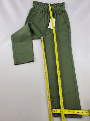 専用　Mサイズ 7 FOR ALL MANKIND women pants 81034 military green cotton sz 26