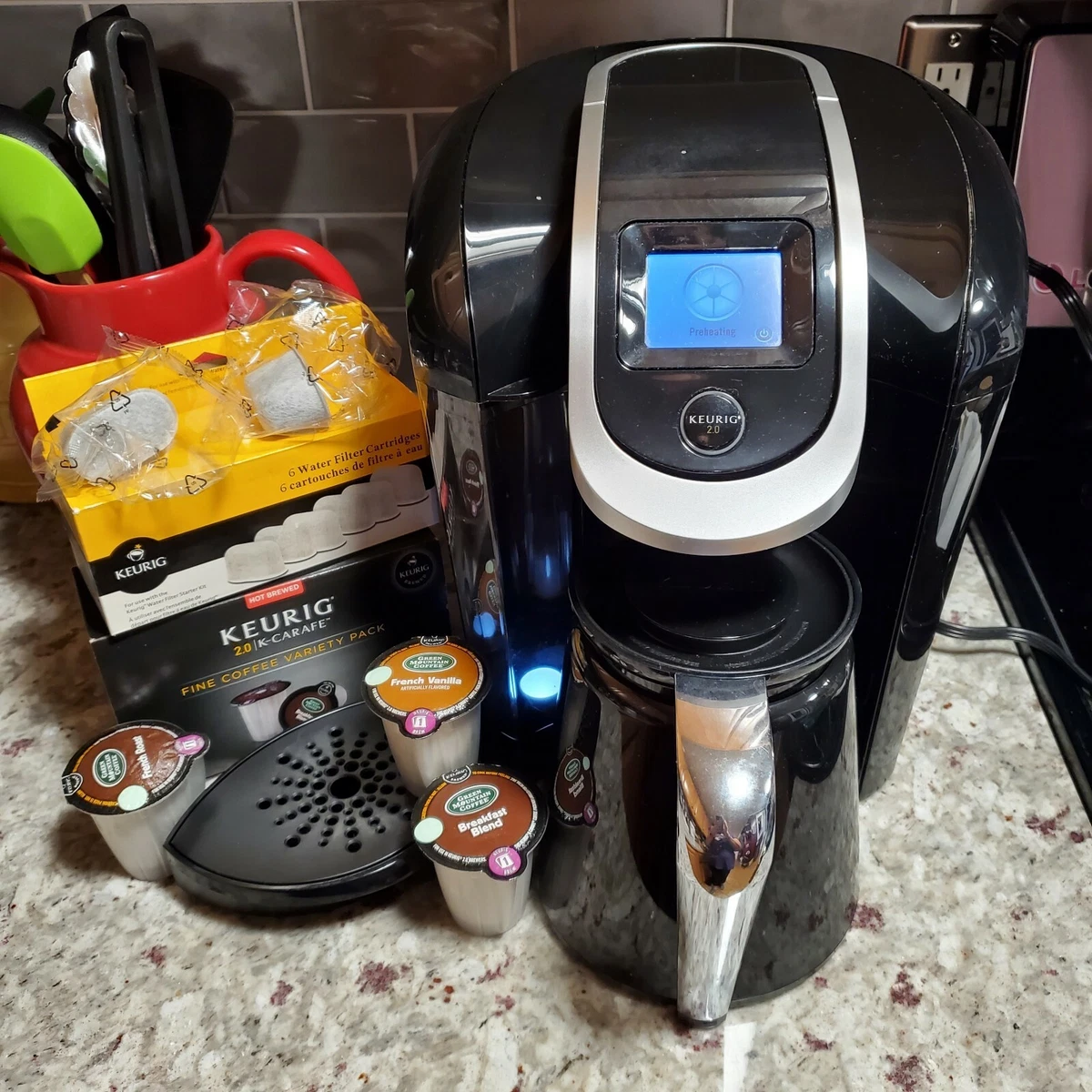 Keurig 2.0 Model K2.0-300 K Cup Black Touch Screen Coffee Maker