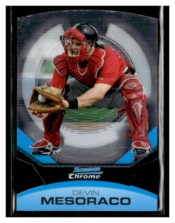 2011 Bowman Chrome Die Cut #6 Devin Mesoraco RC