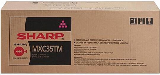 Sharp MX-C35TM magenta toner originale Sharp MX-C357F, MX-C407P MXC35TM capacità