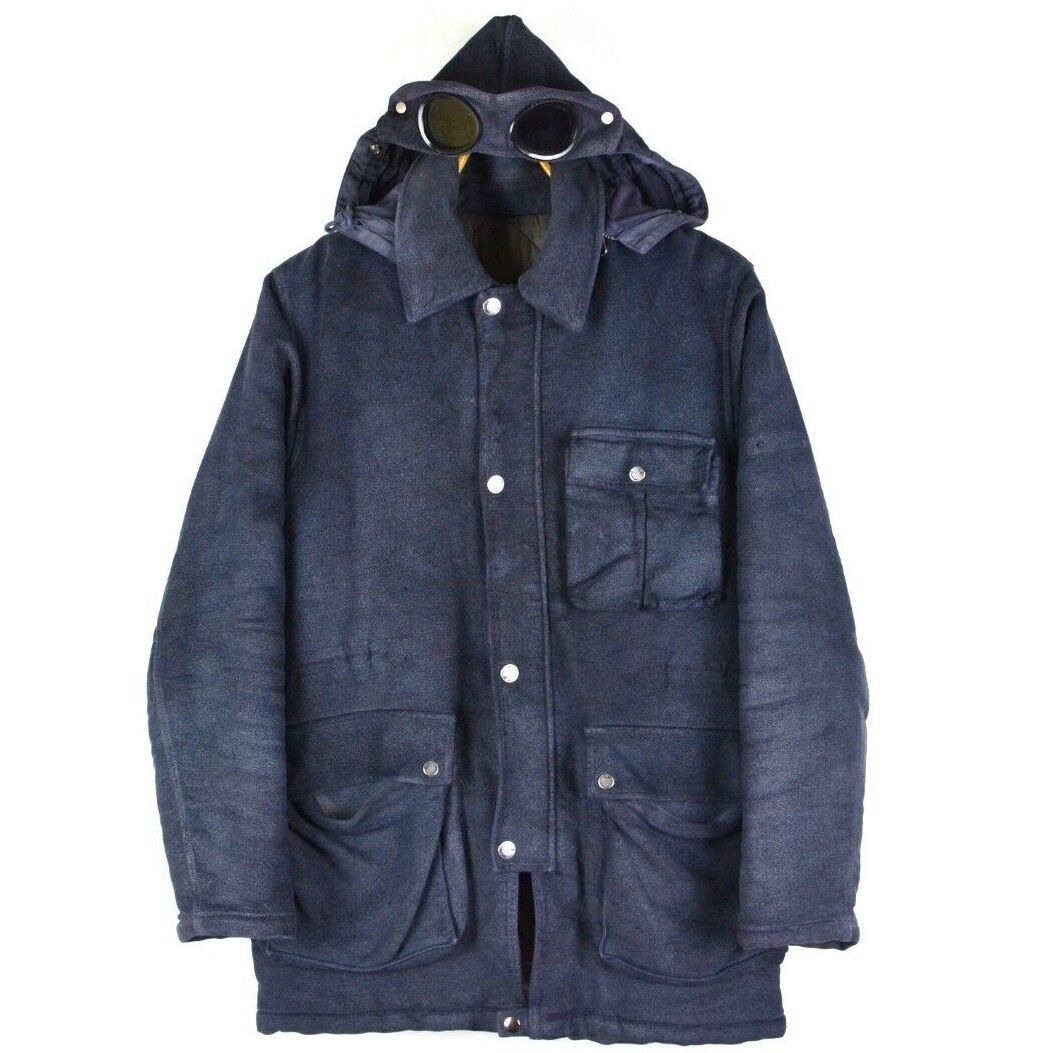 Vintage C.P. Company Goggle Jacket Zip Coat Garment Dyed Vintage C.P. Company Goggle Jacket Zip Coat Garment Dyed