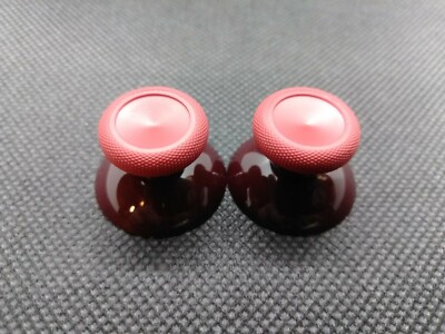 NEW Microsoft Xbox One S 1708 LIGHT DARK CHERRY RED Thumbsticks Joysticks 1728