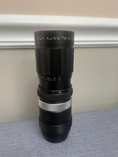 Sun Auto Tele-Zoom 85-210mm F4.8 M-42 Lens with Cap Vintage Camera Equipment