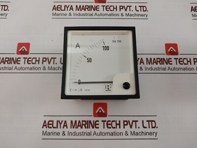 RISHABH EQ 96 AC Analog Panel Ammeter 0-100/200A 100/5A G 52072