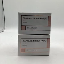 2 Boxes BEAUTY BIO GLO PRO SKIN PREP PADS 30 PADS PER PACK NEW SEALED