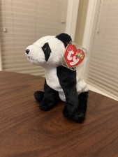 Ty Beanie Baby  China  2000 Panda Bear Animal Plush With Tag Protector 6  